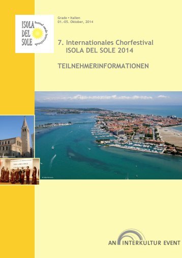 7. Internationales Chorfestival ISOLA DEL SOLE ... - interkultur.com