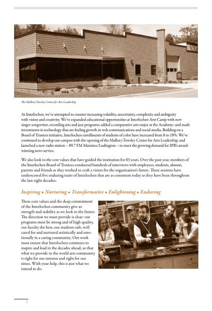 2010 Annual Report - Interlochen Center for the Arts