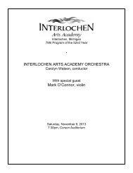 79 PAS Orchestra w Mark O'Connor 11-9 - Interlochen Center for the ...