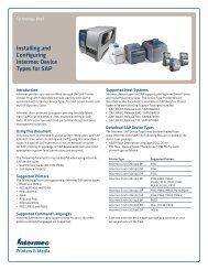 Installing and Configuring Intermec Device Types for SAP (PDF)