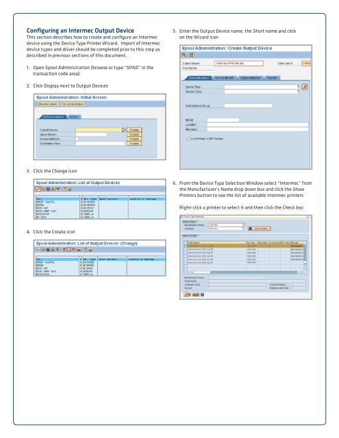 Installing and Configuring Intermec Device Types for SAP (PDF)