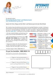 Informationen - Intermed Service