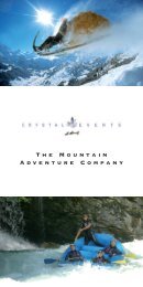 The Mountain Adventure Company - International Confex