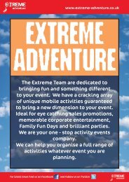 The Extreme Team are dedicated to bringing fun and something ...