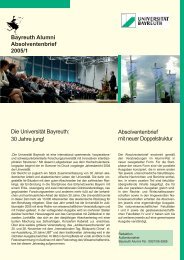 Absolventenbrief universitÃ¤rer Mittelteil Uni 2005/I - International ...