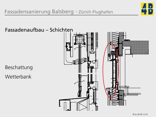 Fassadensanierung Balsberg - ZÃ¼rich Flughafen Otto Bachmann - GNI