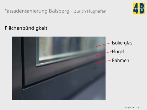 Fassadensanierung Balsberg - ZÃ¼rich Flughafen Otto Bachmann - GNI