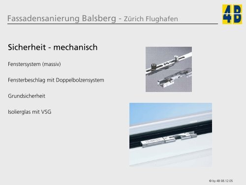 Fassadensanierung Balsberg - ZÃ¼rich Flughafen Otto Bachmann - GNI