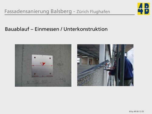 Fassadensanierung Balsberg - ZÃ¼rich Flughafen Otto Bachmann - GNI