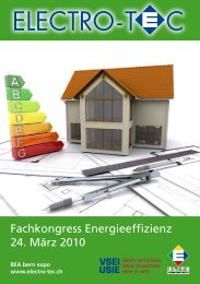 Fachkongress Energieeffizienz 24. MÃ¤rz 2010 - GNI