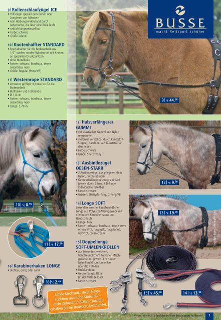 Pony//Vollblut Busse Knotenhalfter Standard Tanne