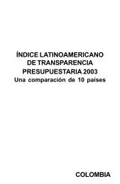 Reporte Nacional - Ãndice Latinoamericano de Transparencia ...