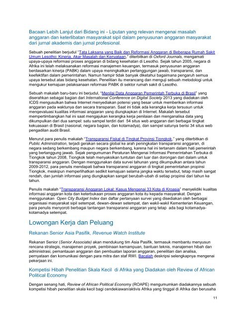 PDF of full newsletter - International Budget Partnership