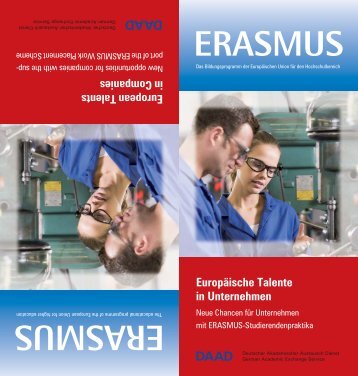 ERASMUS Flyer Praktikum - Internationales