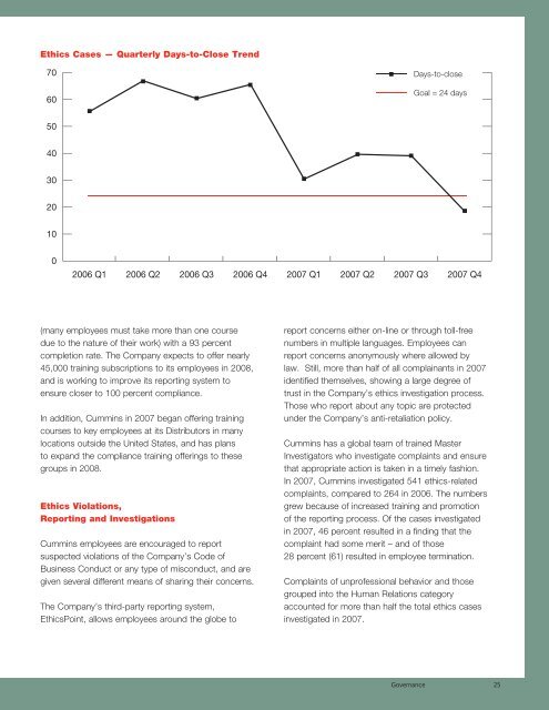 Cummins Inc. 2007 Sustainability Report