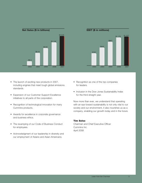 Cummins Inc. 2007 Sustainability Report