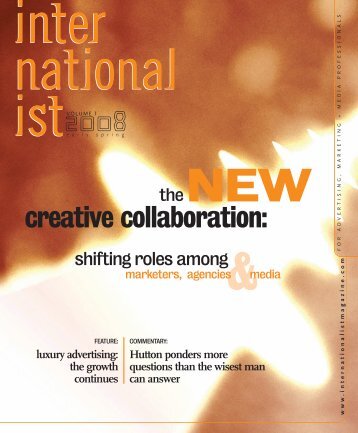 2008 Early Spring Issue - The Internationalist Magazine