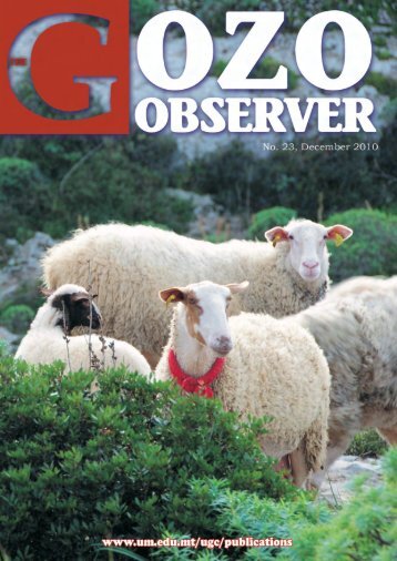 The gozo observer - International Journal of Arts & Sciences