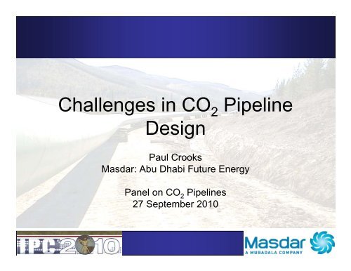 Download Presentation (pdf) - International Pipeline Conference