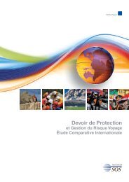 Devoir de Protection - International SOS