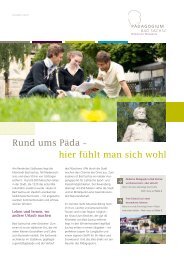 Infoblatt downloaden - Internatsgymnasium PÃ¤dagogium Bad Sachsa