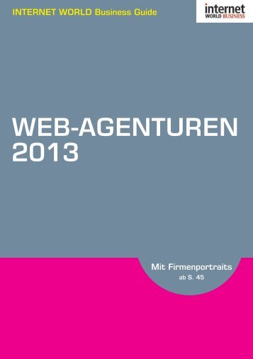 Webagenturen - Internet World Business