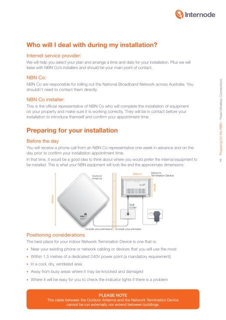 Preparing for the NBN (Wireless Connections) - Internode