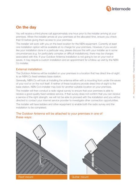 Preparing for the NBN (Wireless Connections) - Internode