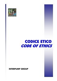 Codice Etico - Interpump