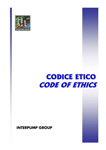 Codice Etico - Interpump