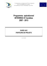 Guide aux porteurs de projets - Interreg-caraibes.org