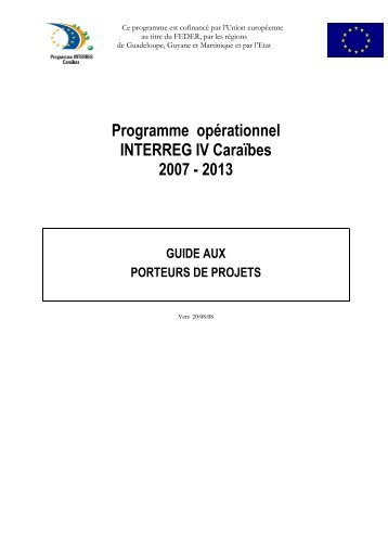 Guide aux porteurs de projets - Interreg-caraibes.org