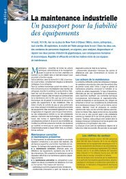 La maintenance industrielle - Intersections - Schneider Electric