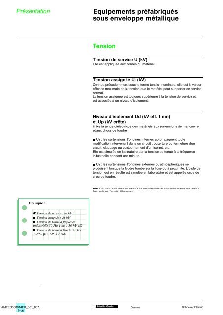 Guide conception MT - Intersections - Schneider Electric