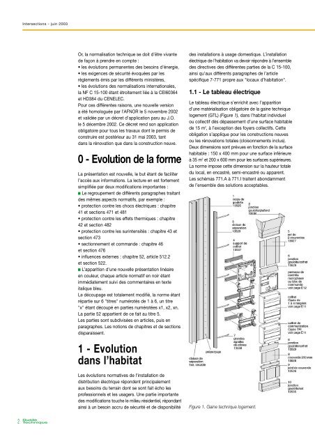 Evolution de la norme NF C 15-100 - Intersections - Schneider Electric