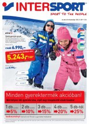 Minden gyerektermÃ©k akciÃ³ban! - Intersport