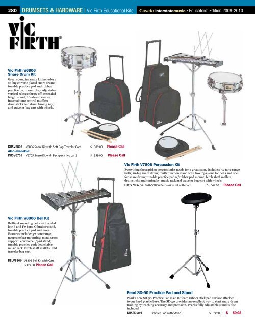 Vic Firth Educational Kits - Cascio Interstate Music