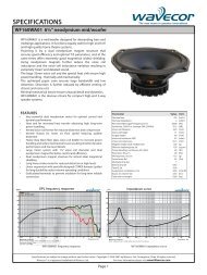WF160WA01 specifications.indd - Intertechnik