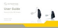 User guide RIE, Crisp / Cosmo (Last updated 13.11.2012 ... - Interton