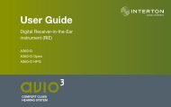 Avio 3 RIE User Guide - Interton