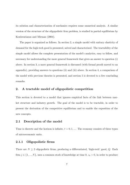 Oligopolistic Cost Innovation, Stock Markets, and ... - Intertic