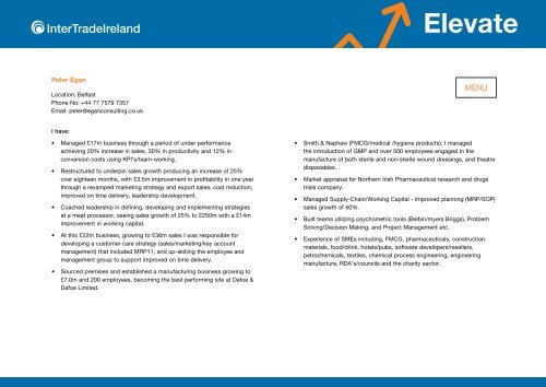 Elevate - IntertradeIreland