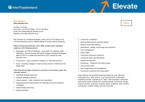 Elevate - IntertradeIreland