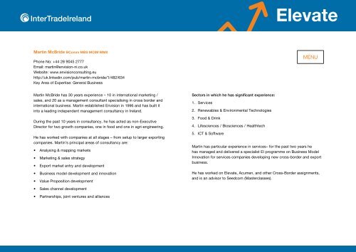 Elevate - IntertradeIreland