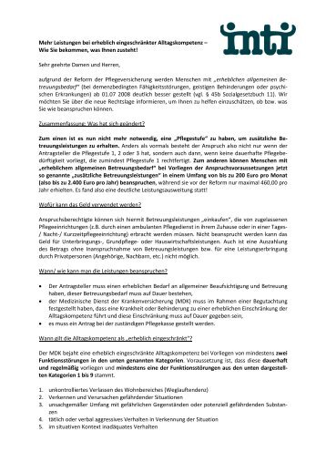 Informationsblatt 45b - inti