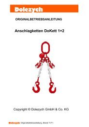 Anschlagketten Dokett 1+2 - Dolezych Gmbh & Co.