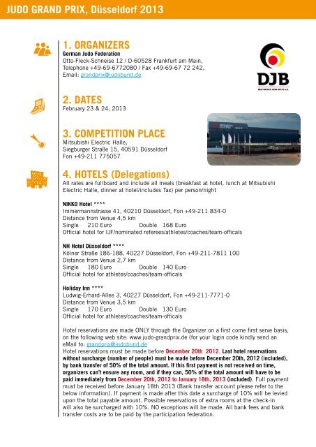 GP Dusseldorf - Information (pdf) - International Judo Federation