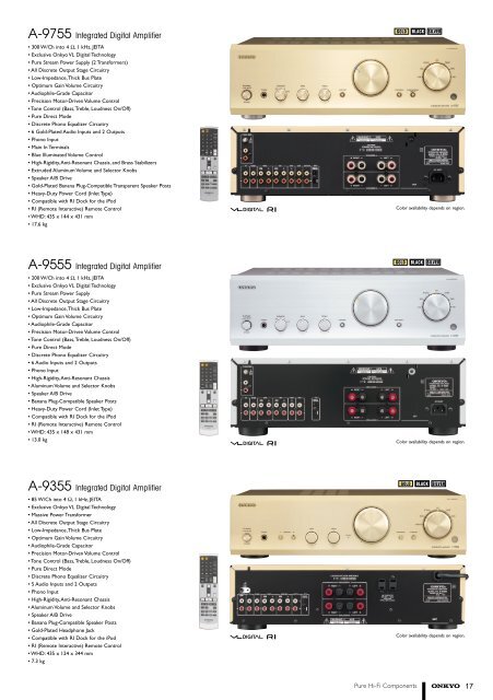 ONKYO オンキョー INTEGRATED A-977 ONKYO オンキョー INTEGRATED A-977