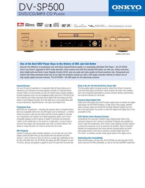 DV-SP500 - Onkyo
