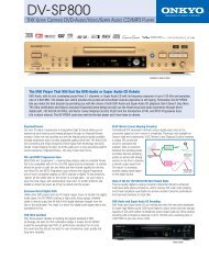 DV-SP800 - Onkyo